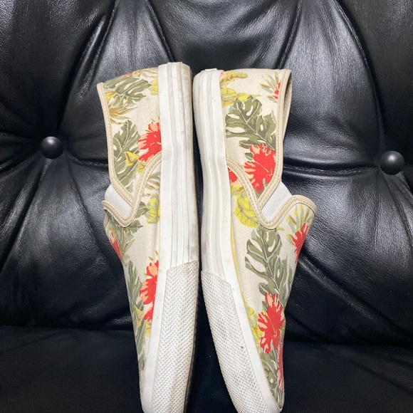 Talbots slip on canvas Loafers flats floral womens size 9 9m - Picture 8 of 9